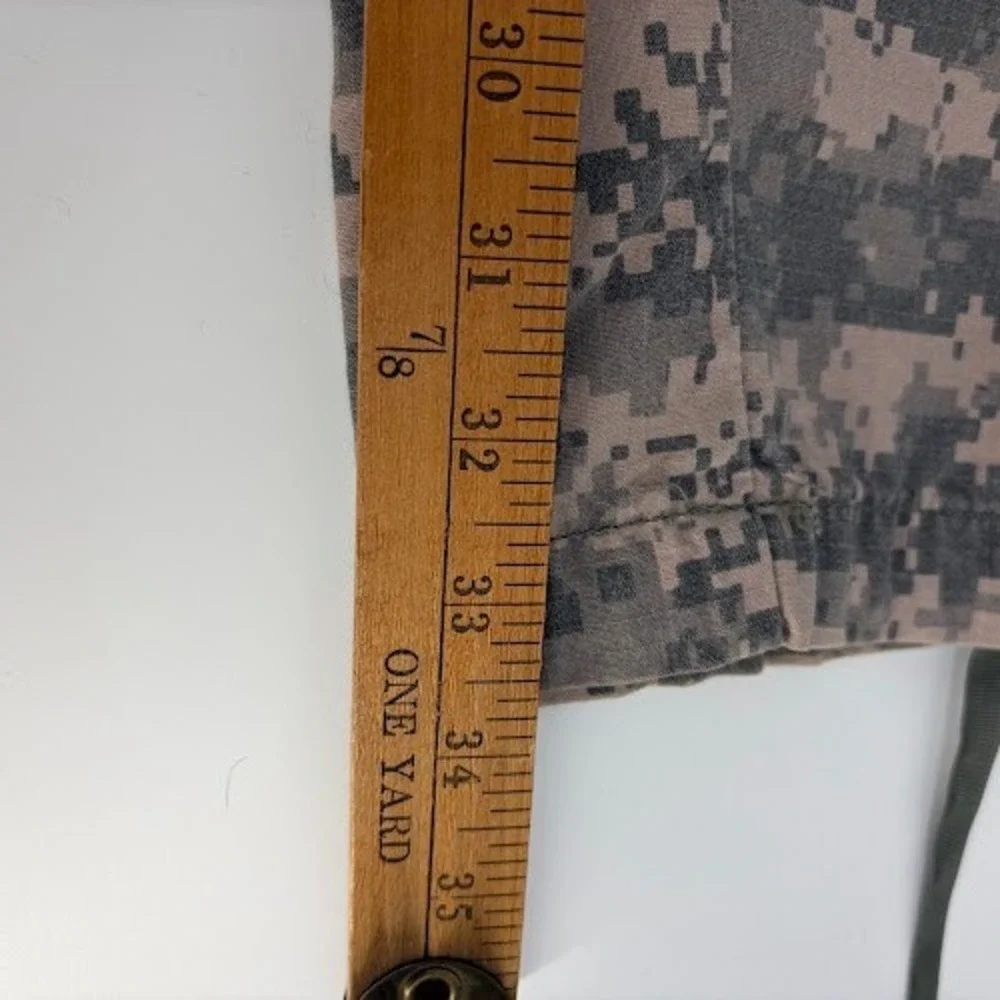 Army Combat Uniform ACU Trousers Small Long 30x34  Digital Camo Pants rip stop